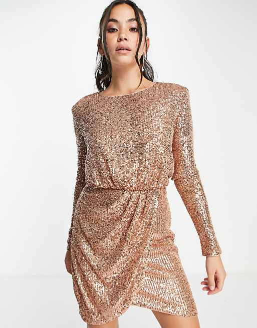 forever new gold dress