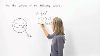 formula for mass of sphere