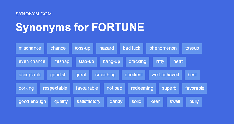 fortune synonym