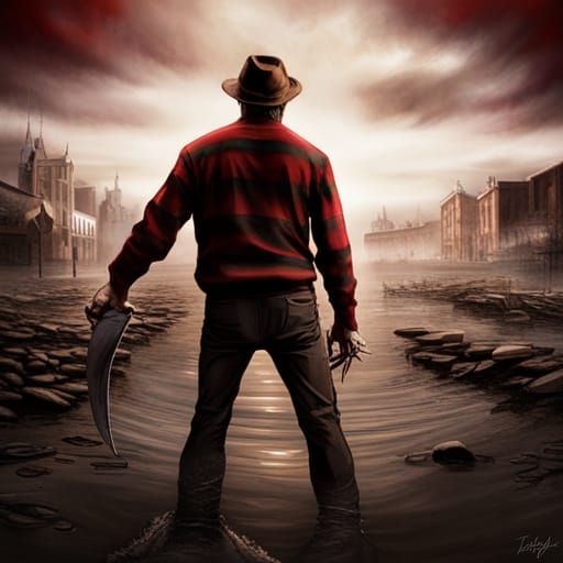 freddy krueger ai art