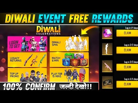 free fire diwali event 2021