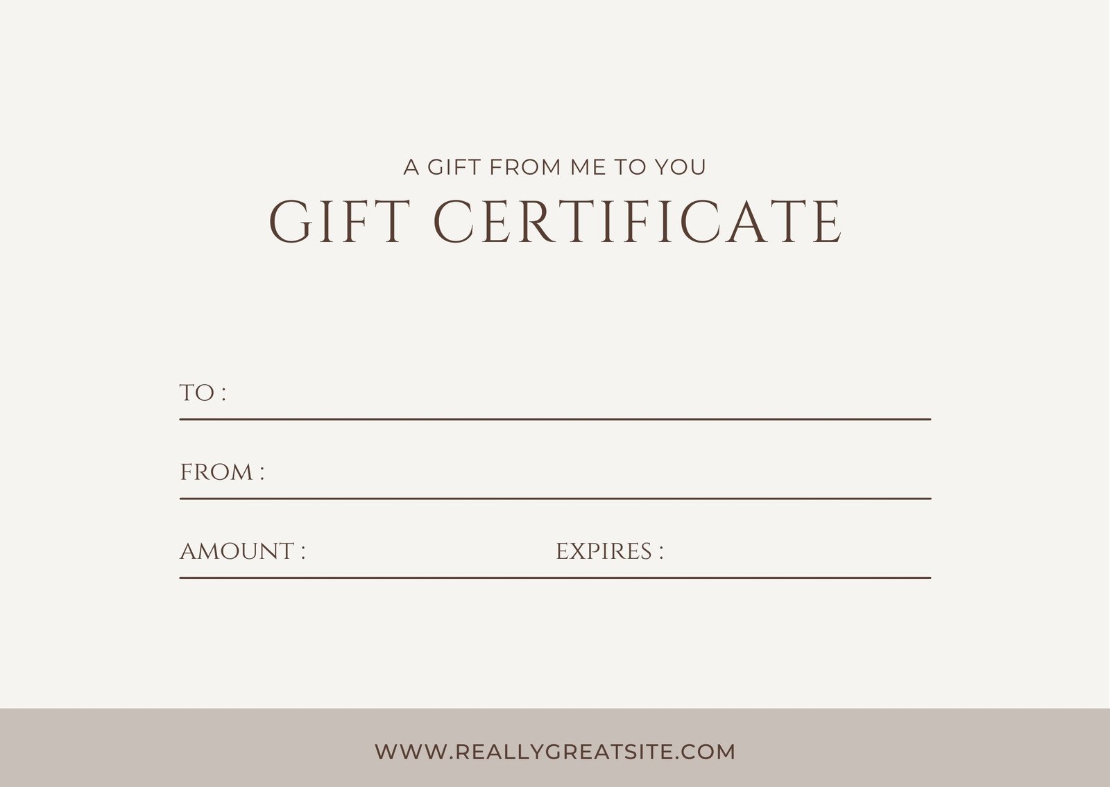 free gift certificate template word