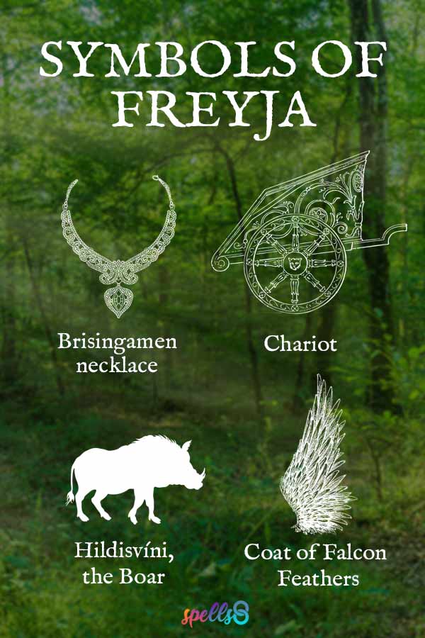 freya goddess symbols