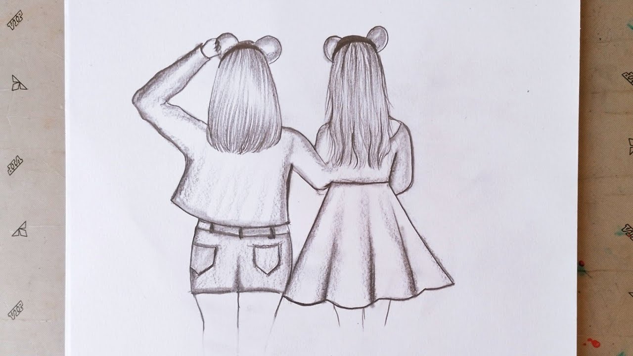 friendship drawings easy