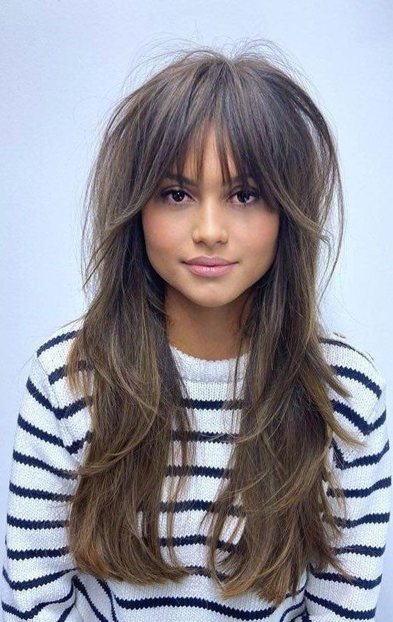 fringe haircuts for long hair