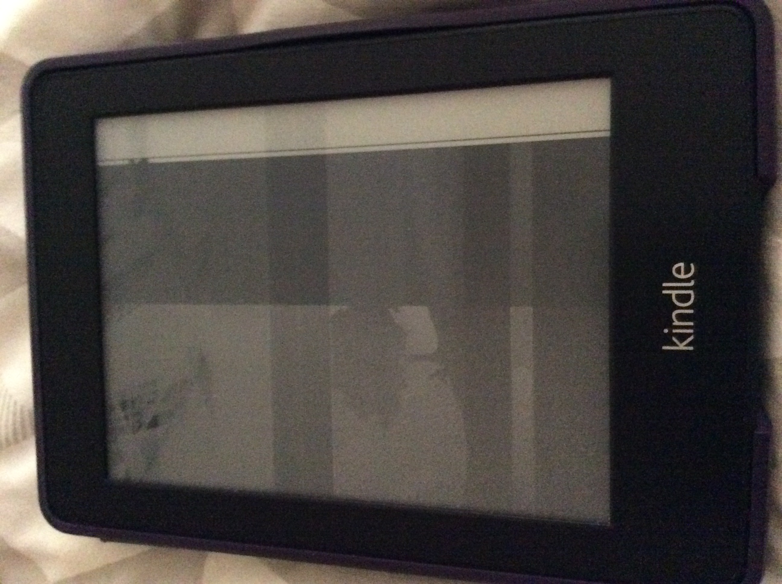 frozen kindle paperwhite screen