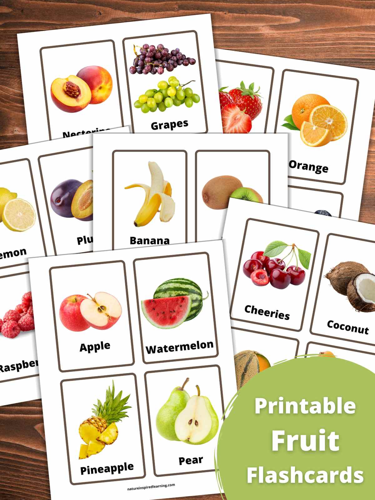 fruit flashcards