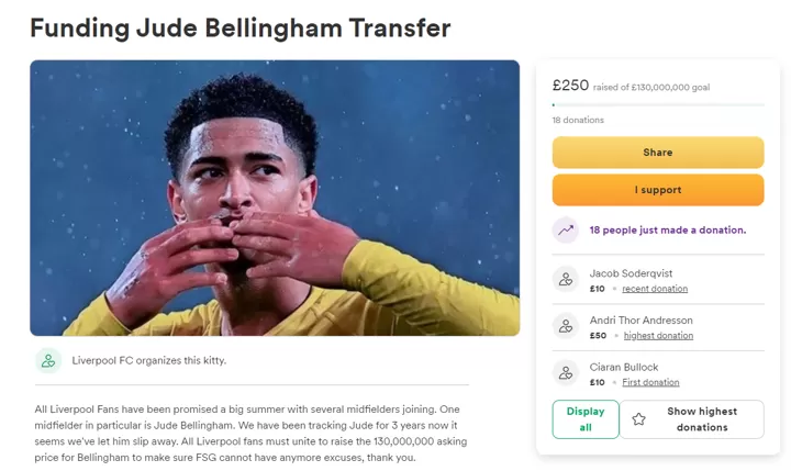 funding jude bellingham transfer