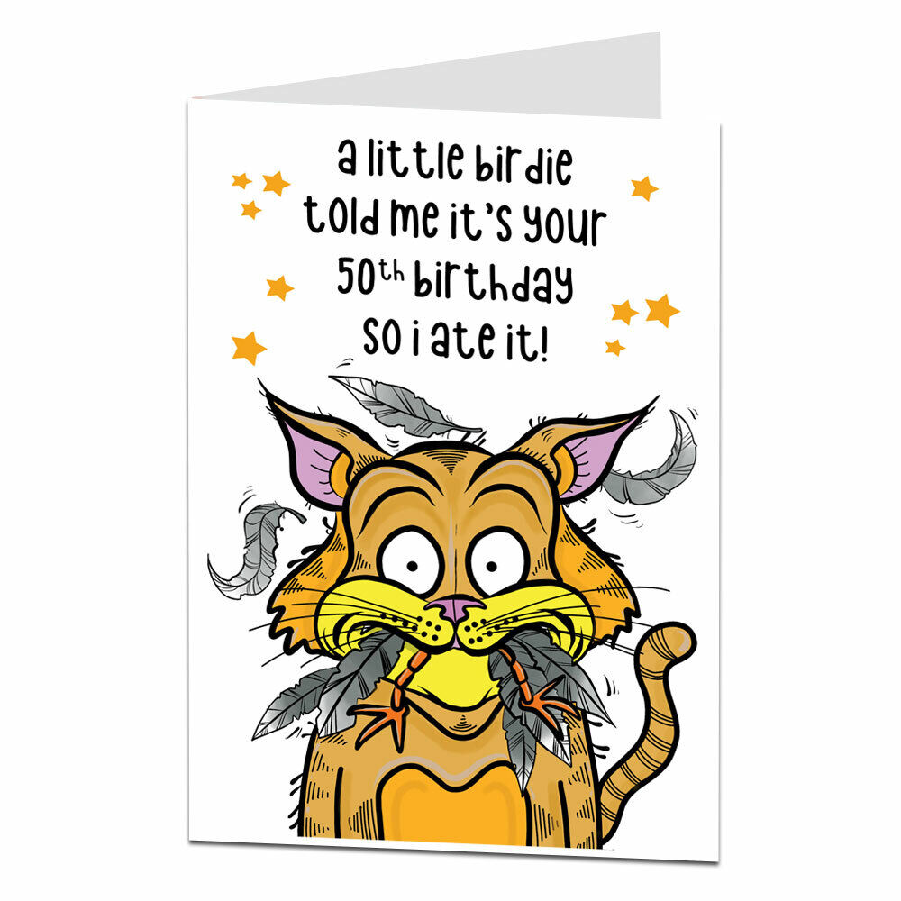 funny 50th birthday cards