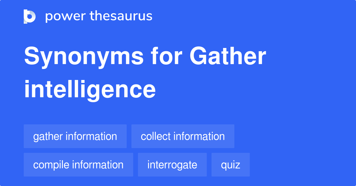 gather thesaurus