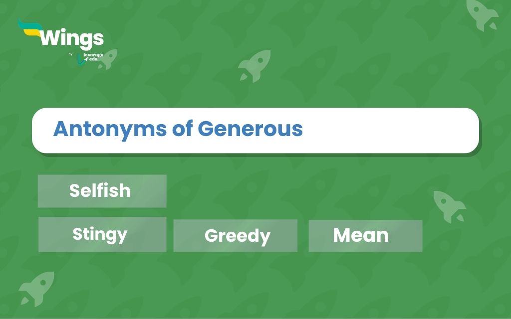 generous antonym