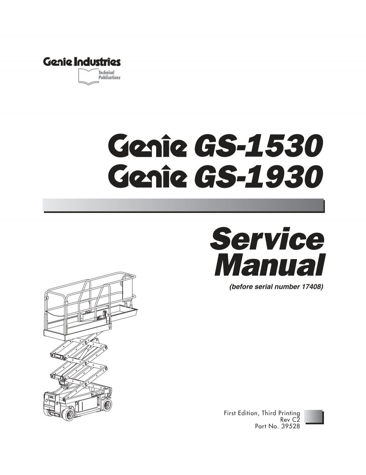 genie 1930 fault codes