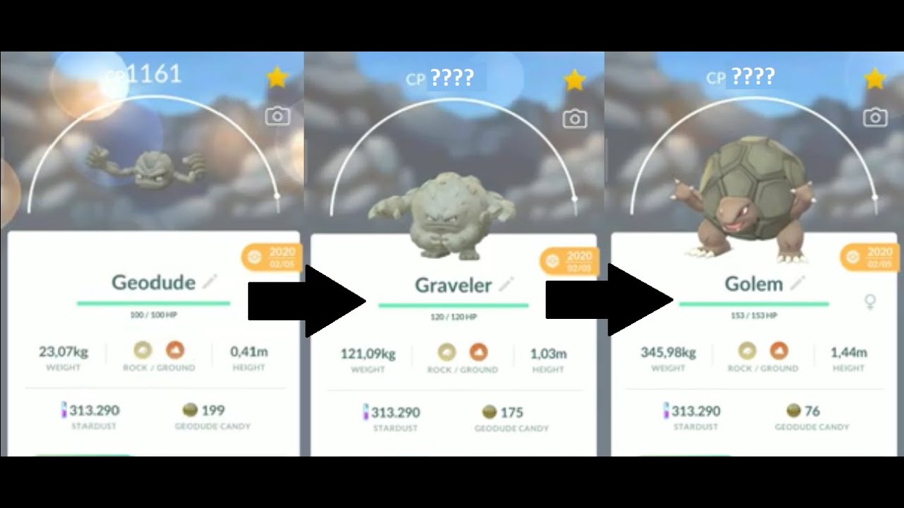 geodude evolve