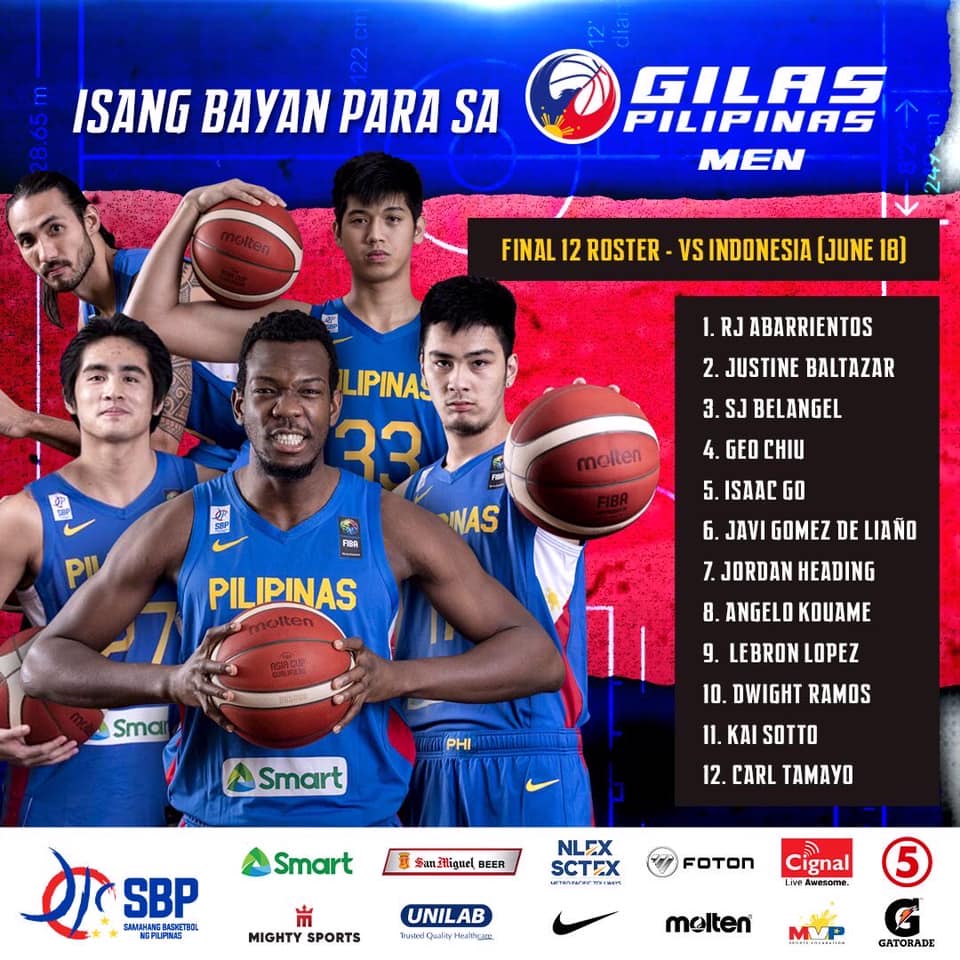 gilas vs indonesia schedule