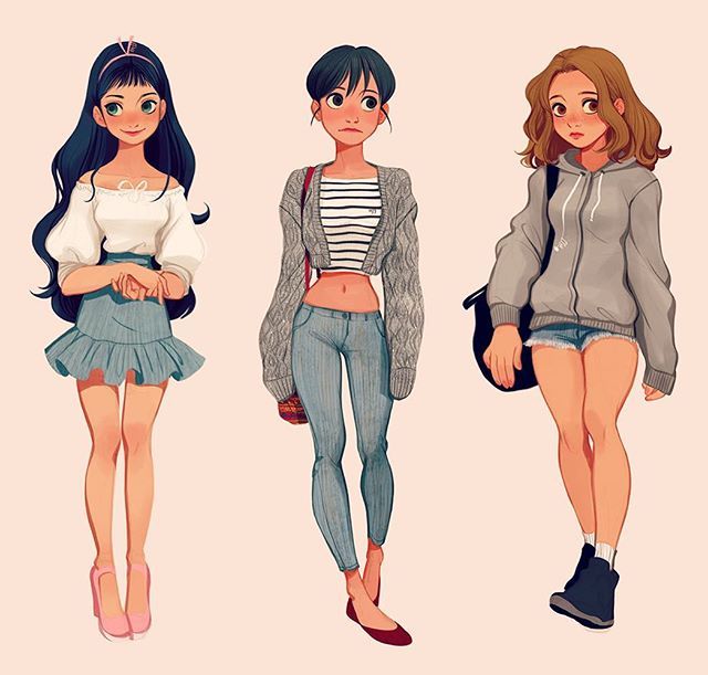 girl character design