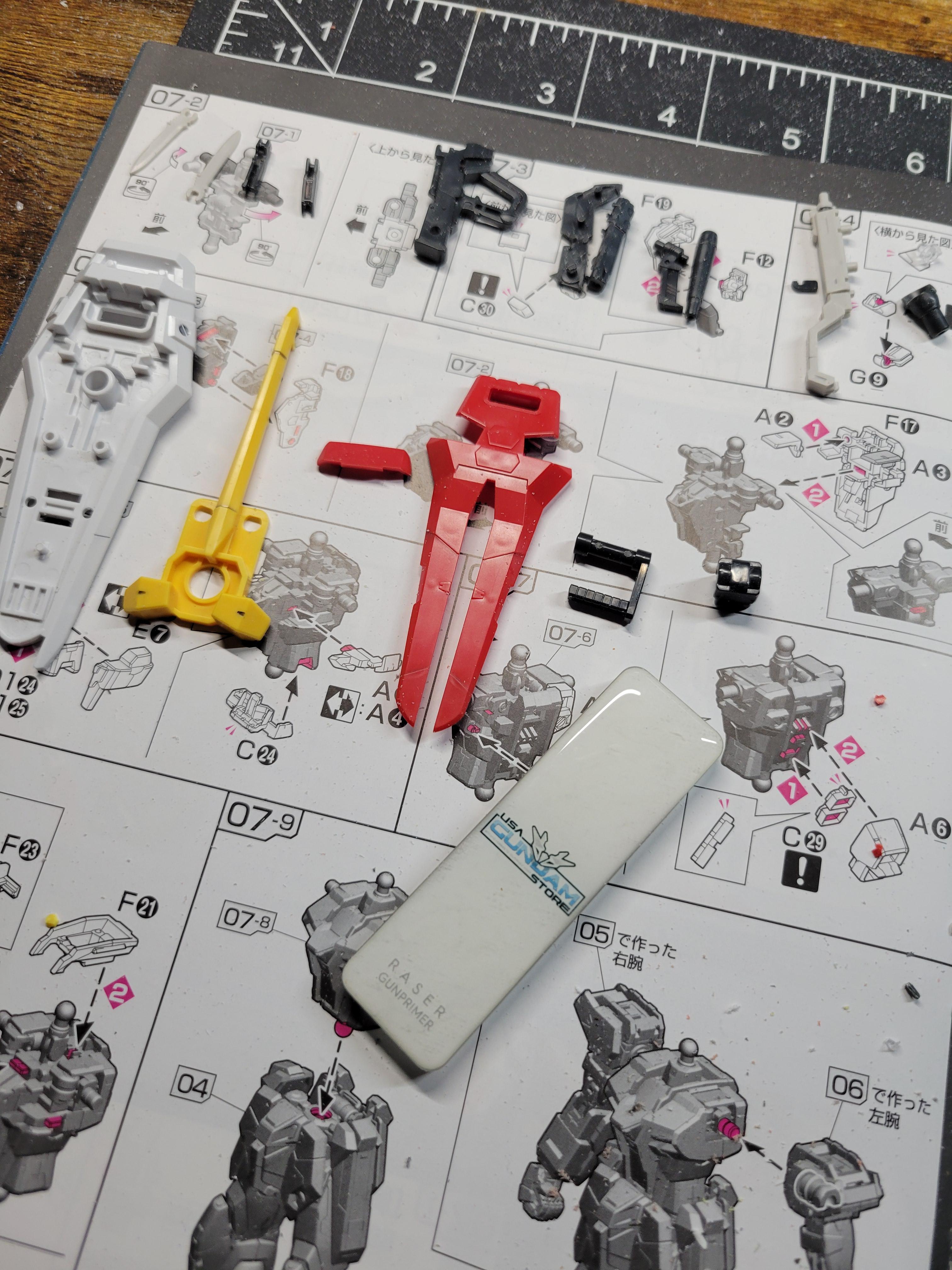 glass files for gunpla