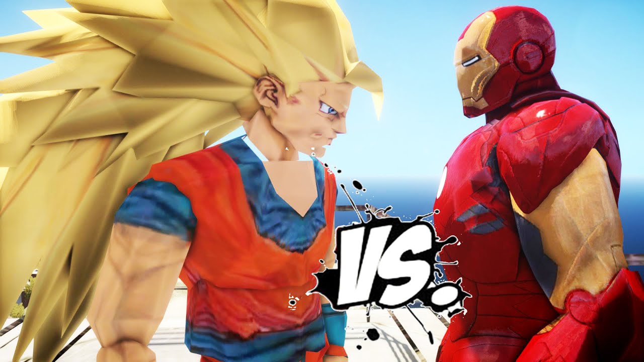 goku versus iron man