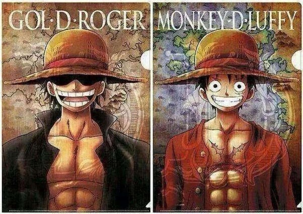 gol d roger vs luffy