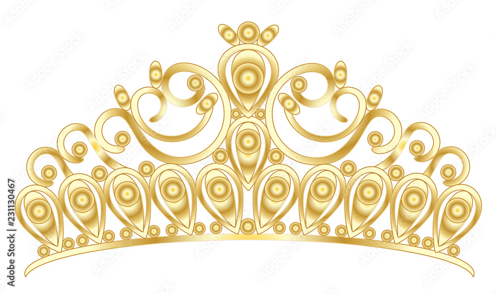 gold crown drawing