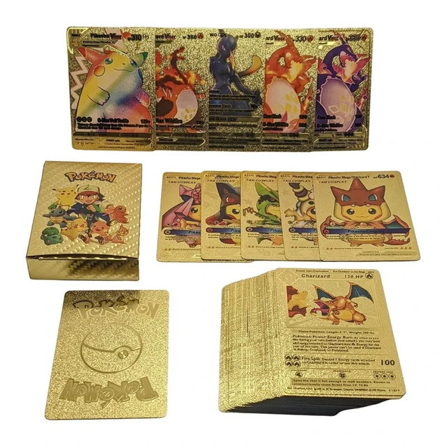 gold pokemon cards