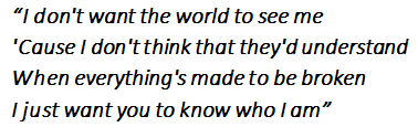 goo goo dolls iris meaning