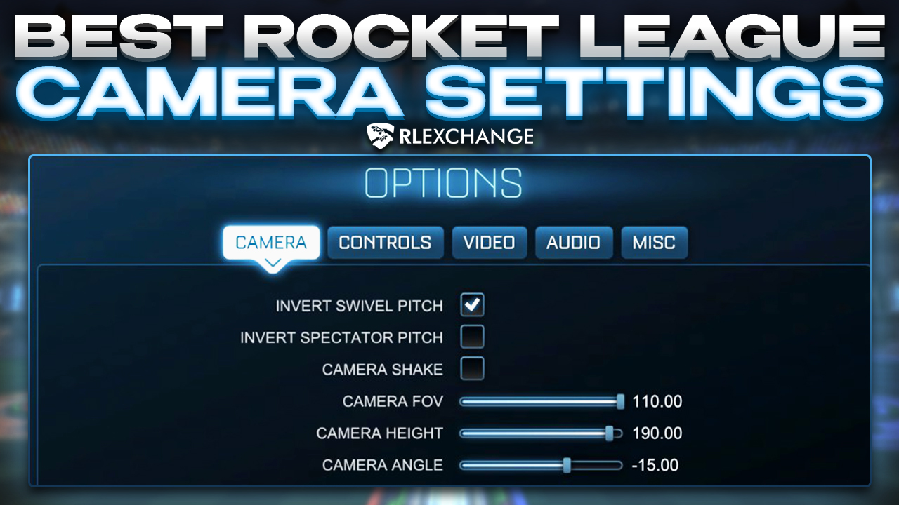 good rocket league settings