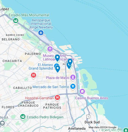 google maps recoleta buenos aires