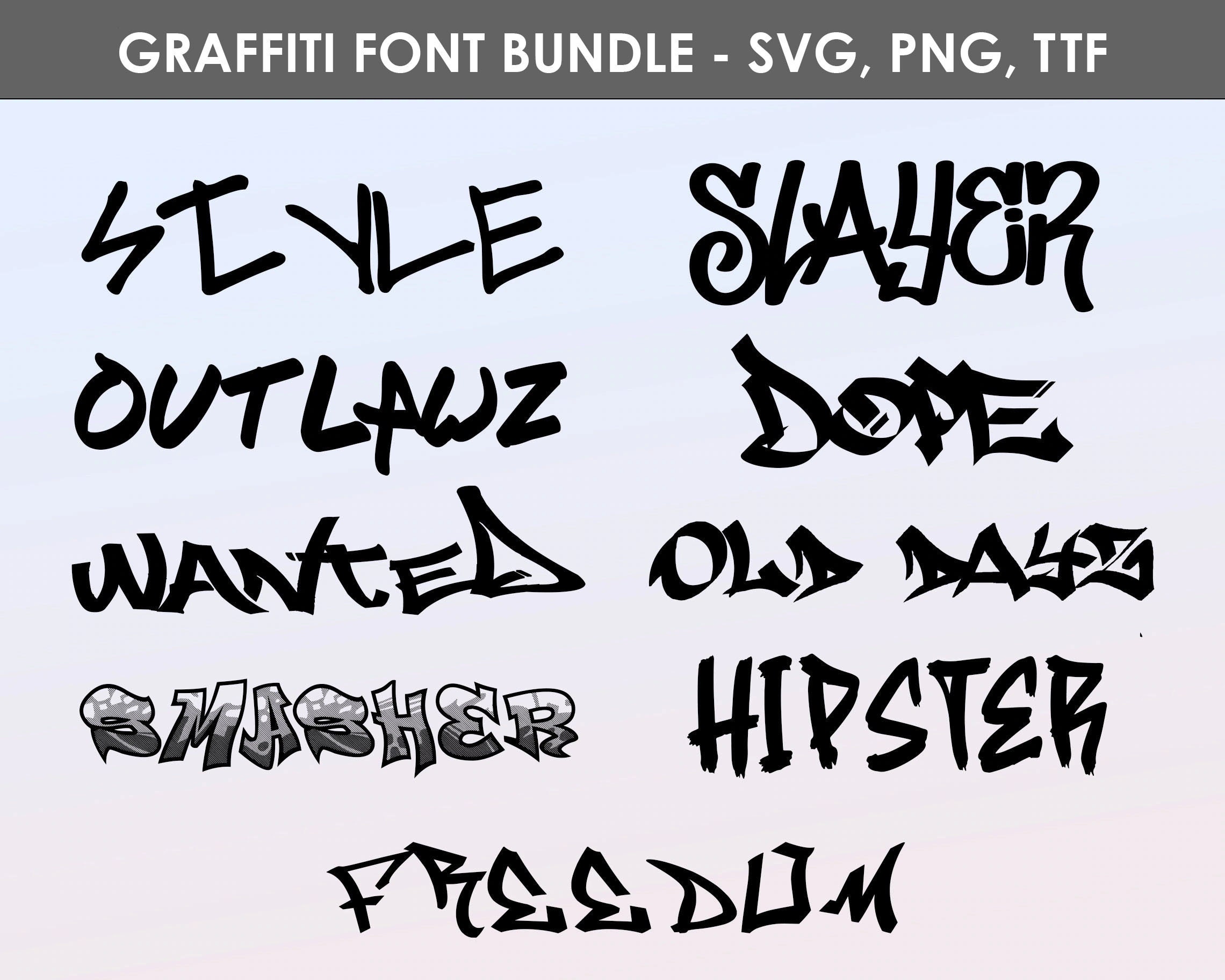 graffiti font font