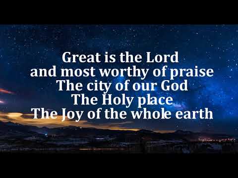 great is the lord lyrics