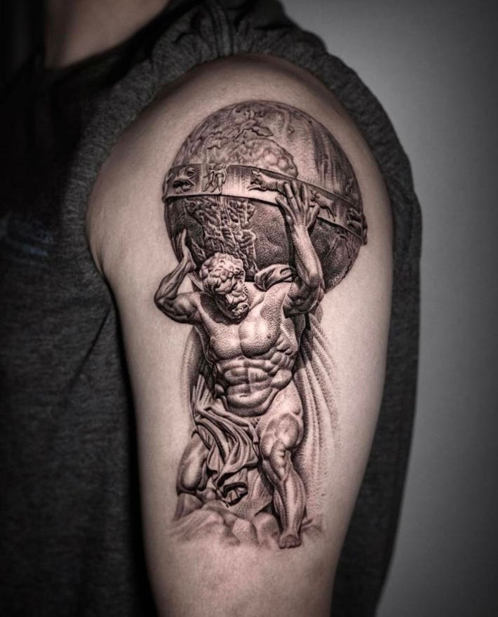 greek mythology gods tattoos