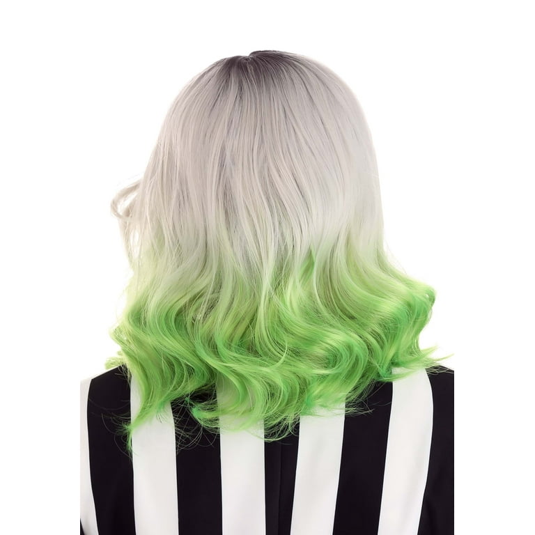 green ombre wig