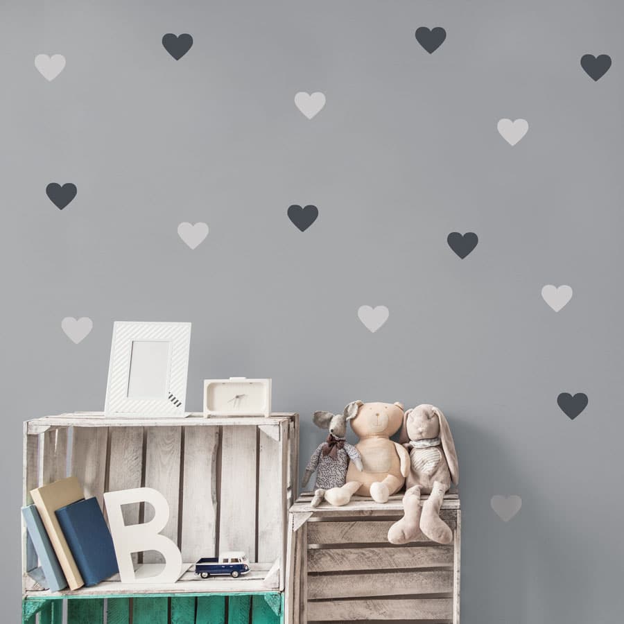 grey wall stickers