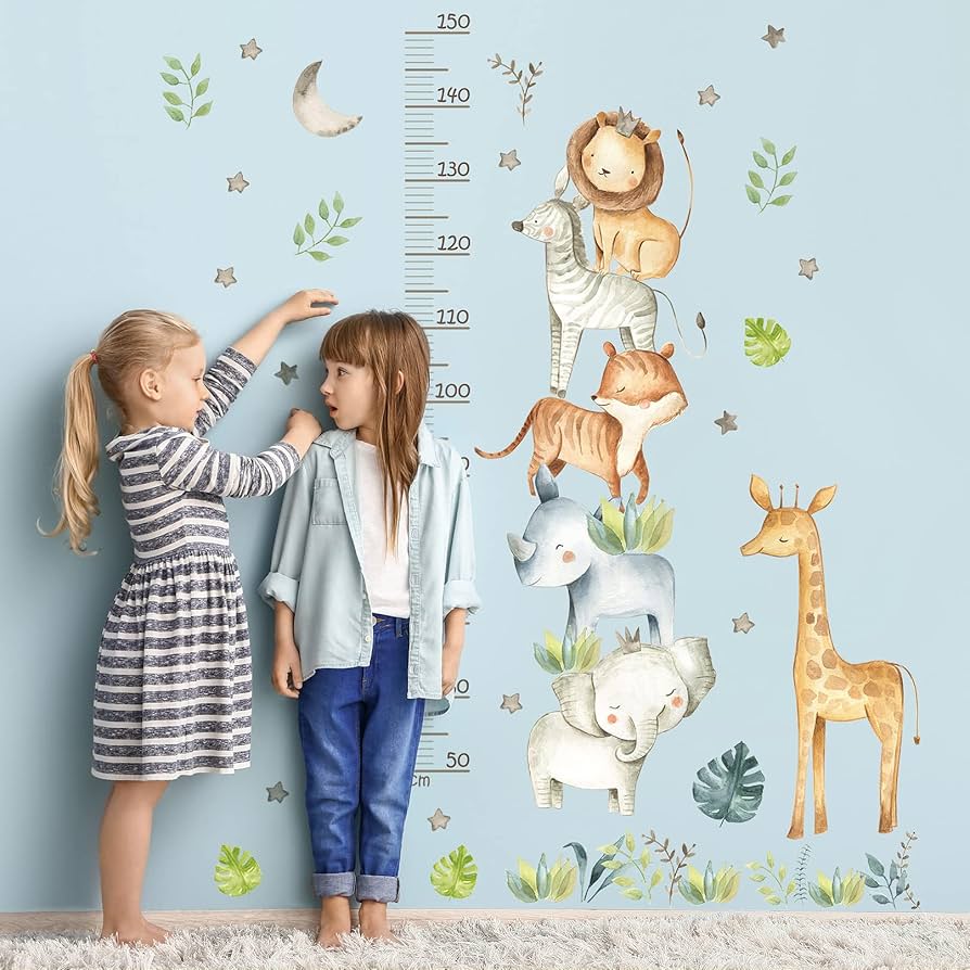 growth chart wall sticker