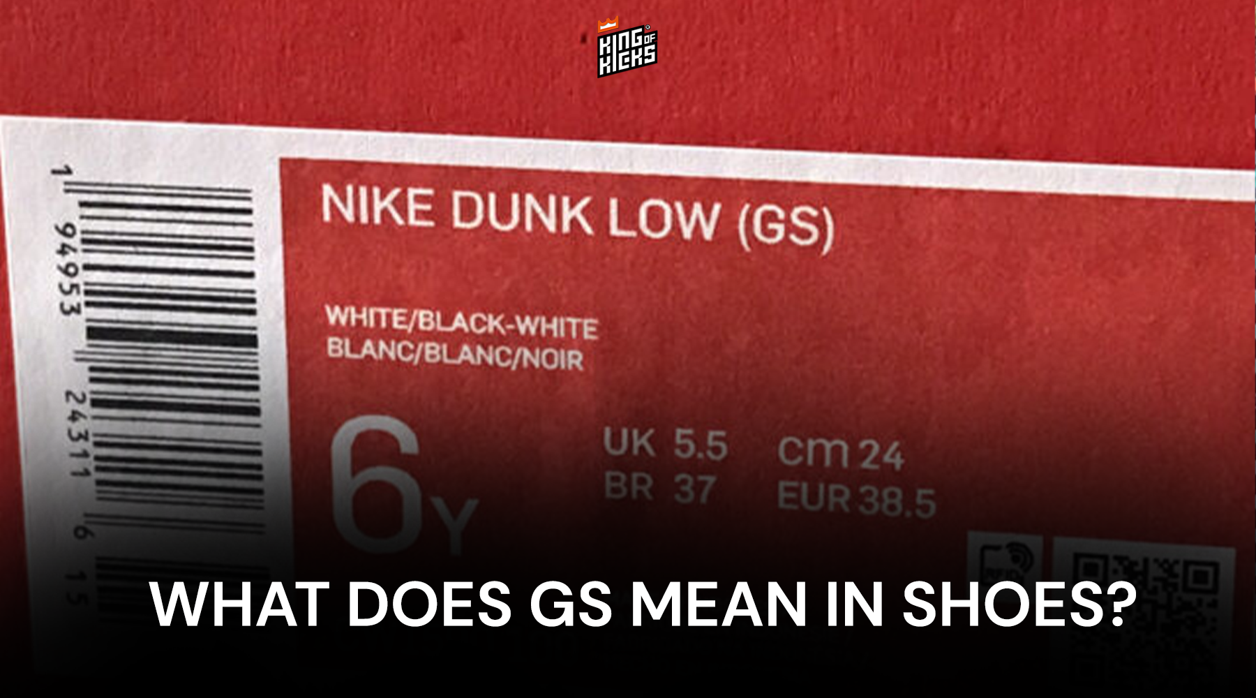 gs meaning shoes