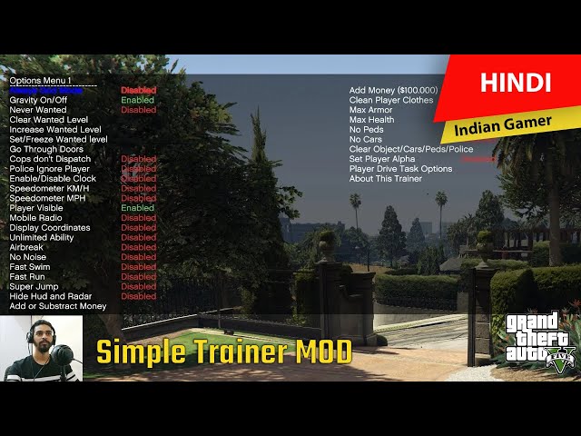 gta 5 simple trainer