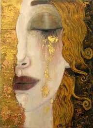 gustav klimt crying woman