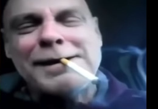 guy smoking cigarette meme