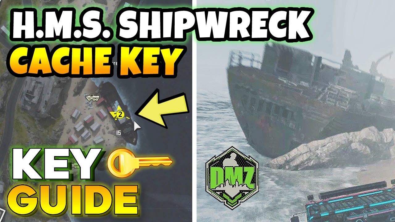 h m s shipwreck cache key