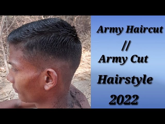 hairstyle boy army