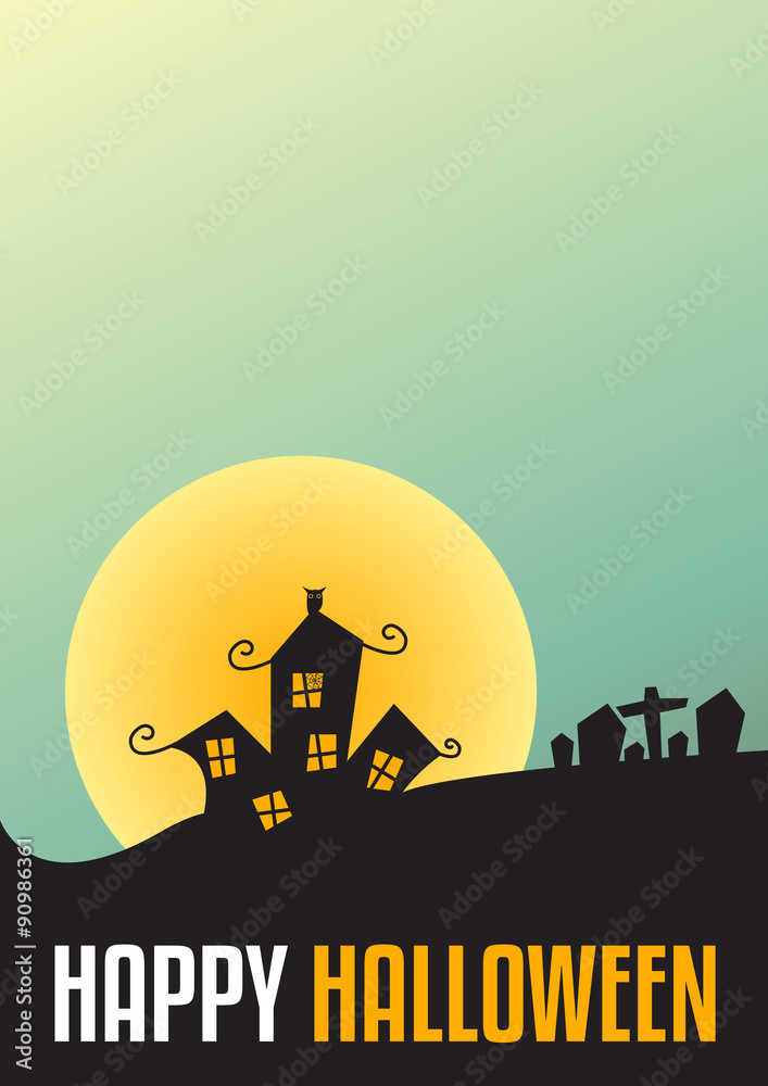 halloween background a4