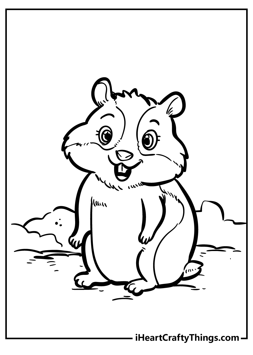 hamster pictures to color