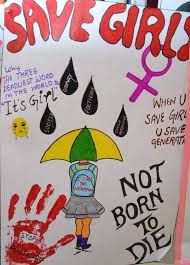 handmade poster on social awareness