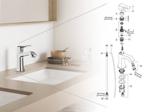 hansgrohe ersatzteile