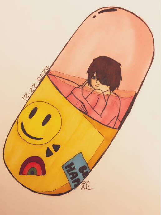 happy pills dibujo