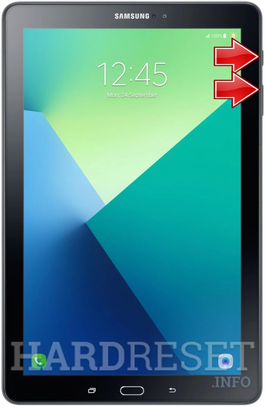 hard reset samsung tab a