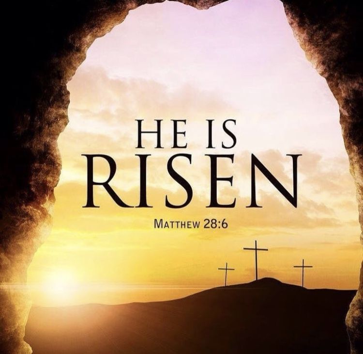 he is risen happy easter images