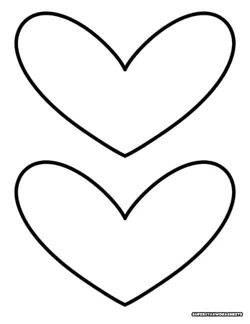 heart cutouts printable