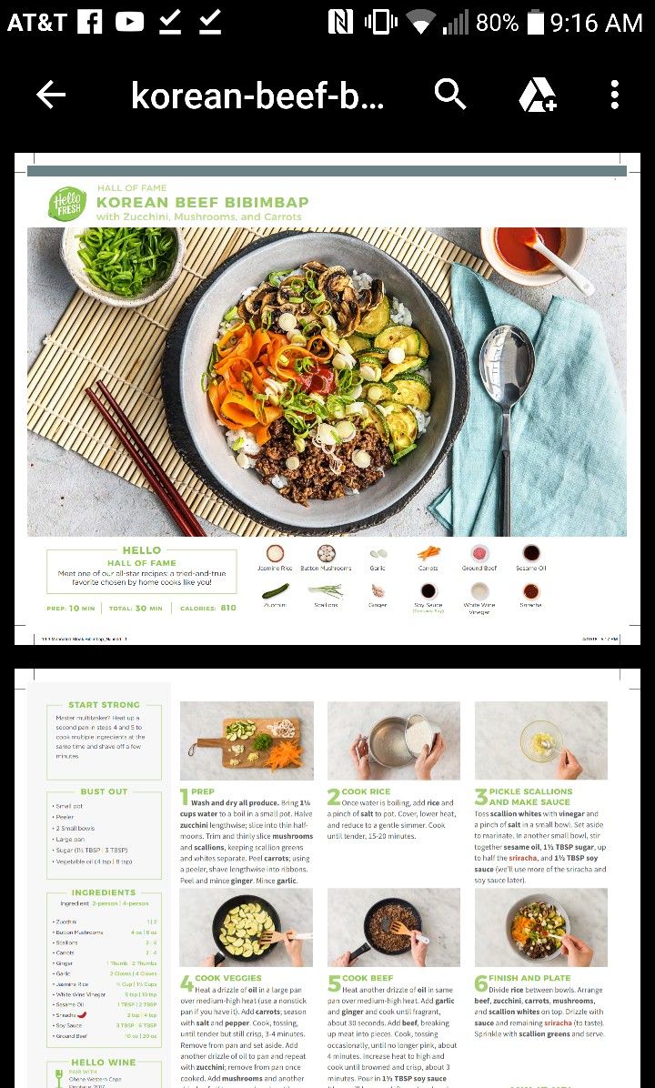 hellofresh recipe