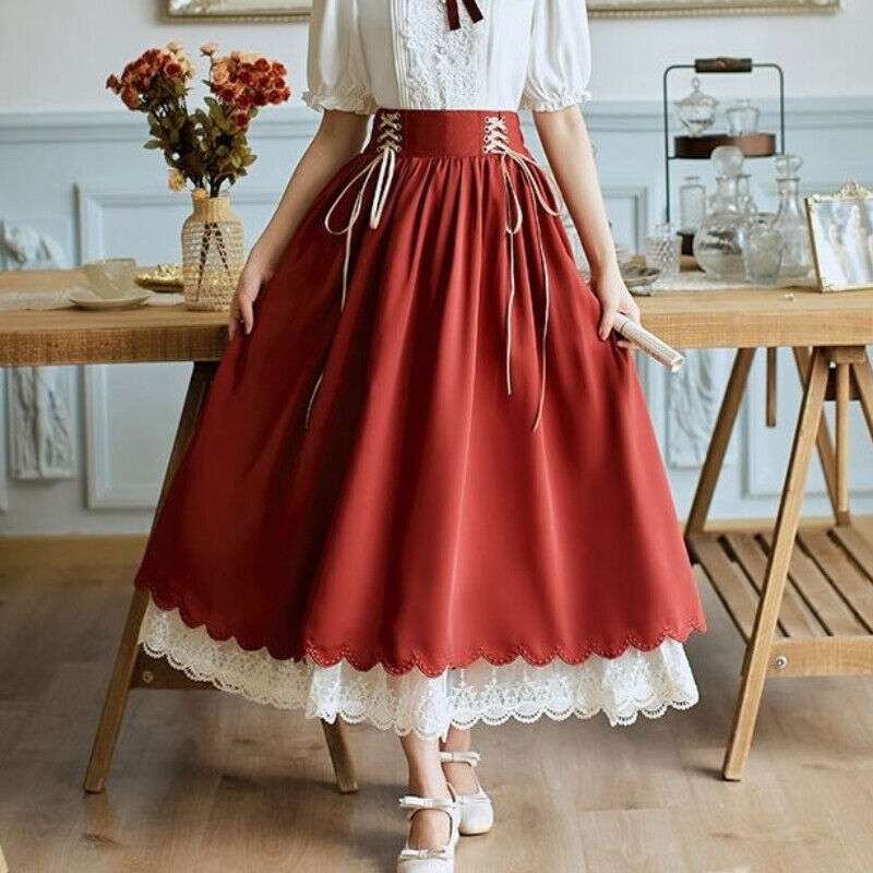 high waisted lolita skirt