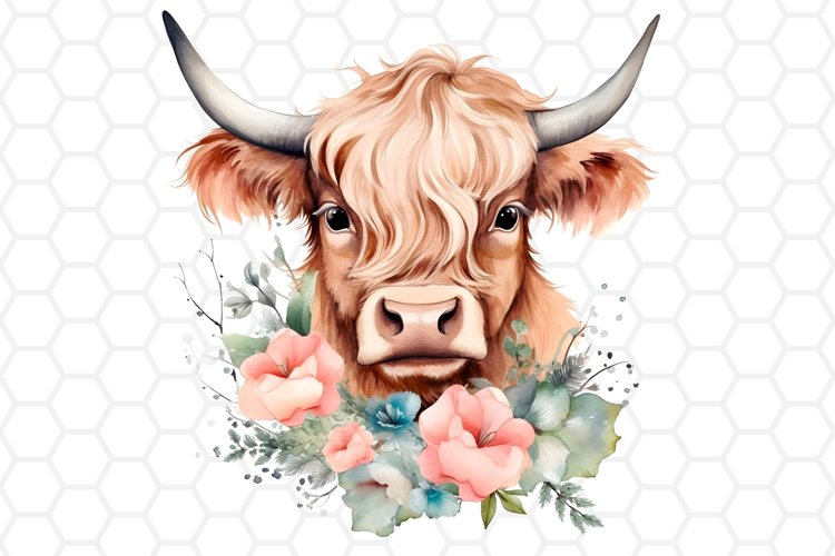 highland cow clipart